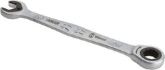 Wera - 12mm 12 Point Combination Wrench - 6-3/4" OAL, Chrome Molybdenum Steel, Satin Finish - Exact Industrial Supply