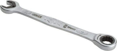 Wera - 13mm 12 Point Combination Wrench - 7" OAL, Chrome Molybdenum Steel, Satin Finish - Exact Industrial Supply