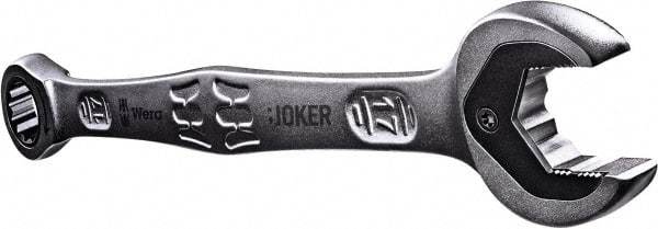 Wera - 10mm 12 Point Combination Wrench - 6-1/4" OAL, Chrome Molybdenum Steel, Satin Finish - Exact Industrial Supply