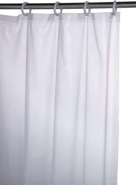 Ability One - Vinyl Shower Curtain - 72" High x 50" Wide - Exact Industrial Supply