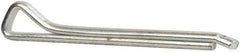Made in USA - 1/4" Diam x 2-1/2" Long Hammerlock Cotter Pin - Grade 2, Zinc-Plated, Steel - Exact Industrial Supply