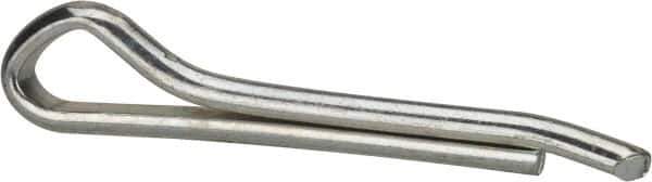 Made in USA - 5/16" Diam x 2" Long Hammerlock Cotter Pin - Grade 2, Zinc-Plated, Steel - Exact Industrial Supply