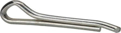 Made in USA - 5/16" Diam x 2" Long Hammerlock Cotter Pin - Grade 2, Zinc-Plated, Steel - Exact Industrial Supply