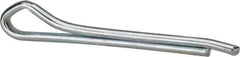 Made in USA - 5/16" Diam x 2-1/2" Long Hammerlock Cotter Pin - Grade 2, Zinc-Plated, Steel - Exact Industrial Supply