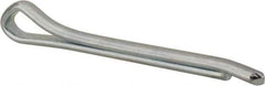 Made in USA - 5/16" Diam x 3" Long Hammerlock Cotter Pin - Grade 2, Zinc-Plated, Steel - Exact Industrial Supply