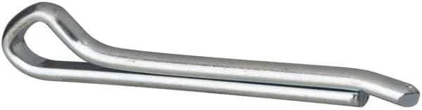 Made in USA - 3/8" Diam x 3" Long Hammerlock Cotter Pin - Grade 2, Zinc-Plated, Steel - Exact Industrial Supply