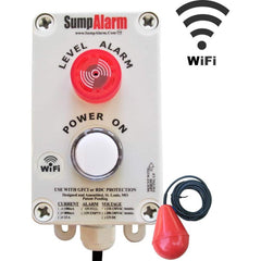 High-Water Alarms; Voltage: 100-120 VAC; Maximum Operating Temperature C: 60.000; Material: Polycarbonate; Alarm Level: White Power Indicator Light; Email; Red warning light; Text; 90DB Horn; Phone Call; For Use With: Sewage; Grinder Pump; Septic Tank; Fl