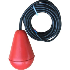 Float Switches; Pump Type: Float Switch; For Use With: Septic/Grinder Pumps; Float Style: Internally Weighted Float Switch; Voltage (AC): 3.3V DC; 120V AC; 220V AC; 12V DC; Horsepower: 1/2; Amperage Rating: 13.0000; Cord Length: 20; Mount Type: Drop-in; M