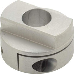Lovejoy - 1/2" Max Bore Diam, Flexible Oldham Coupling - 1.26" OD, 1.772" OAL, Aluminum Hub with Polyacetal Insert, Order 2 Hubs with Same OD & 1 Insert for Complete Coupling - Exact Industrial Supply
