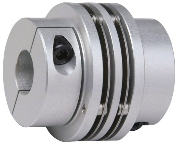 Lovejoy - 5/8 to 3/4" Bore, Clamp Style Flexible Coupling - Exact Industrial Supply