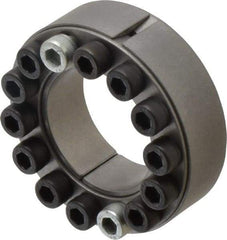 Climax Metal Products - M6 Thread, 1-1/2" Bore Diam, 2.559" OD, Shaft Locking Device - 14 Screws, 12,486 Lb Axial Load, 2.559" OAW, 0.669" Thrust Ring Width, 780 Ft/Lb Max Torque - Exact Industrial Supply
