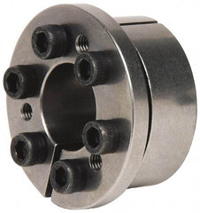 Climax Metal Products - M6 Thread, 1-1/4" Bore Diam, 2.362" OD, Shaft Locking Device - 8 Screws, 10,024 Lb Axial Load, 2.618" OAW, 0.669" Thrust Ring Width, 522 Ft/Lb Max Torque - Exact Industrial Supply