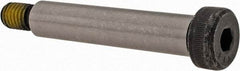 Value Collection - 1/2" Shoulder Diam x 2-1/2" Shoulder Length, 3/8-16 UNC, Hex Socket Shoulder Screw - 4140 Alloy Steel with Nylon Locking Patch, 5/16" Head Height x 3/4" Head Diam - Exact Industrial Supply