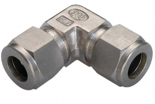 Ham-Let - 3/4" OD, Grade 316Stainless Steel Union Elbow - Comp x Comp Ends - Exact Industrial Supply