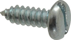 Value Collection - #14 Pan Head Slotted Sheet Metal Screw - Steel, 3/4" Length Under Head, Grade 2 - Exact Industrial Supply