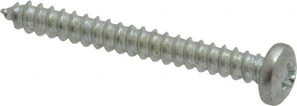 Value Collection - #4 Pan Head Phillips Sheet Metal Screw - Steel, 1" Length Under Head, Grade 2 - Exact Industrial Supply