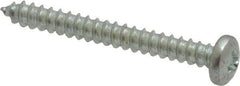 Value Collection - #4 Pan Head Phillips Sheet Metal Screw - Steel, 1" Length Under Head, Grade 2 - Exact Industrial Supply