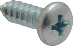 Value Collection - #10 Pan Head Phillips Sheet Metal Screw - Steel, 5/8" Length Under Head, Grade 2 - Exact Industrial Supply