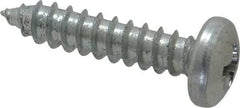 Value Collection - #10 Pan Head Phillips Sheet Metal Screw - Steel, 7/8" Length Under Head, Grade 2 - Exact Industrial Supply