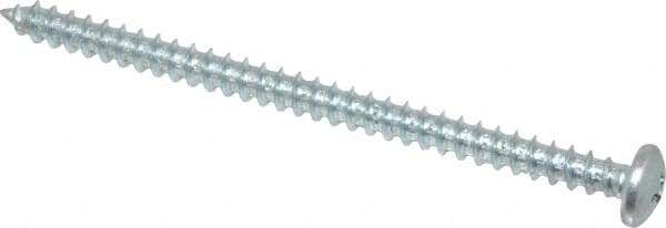 Value Collection - #10 Pan Head Phillips Sheet Metal Screw - Steel, 3" Length Under Head, Grade 2 - Exact Industrial Supply