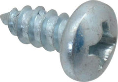Value Collection - #12 Pan Head Phillips Sheet Metal Screw - Steel, 1/2" Length Under Head, Grade 2 - Exact Industrial Supply