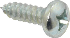 Value Collection - #12 Pan Head Phillips Sheet Metal Screw - Steel, 3/4" Length Under Head, Grade 2 - Exact Industrial Supply