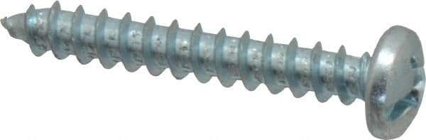 Value Collection - #12 Pan Head Phillips Sheet Metal Screw - Steel, 1-1/2" Length Under Head, Grade 2 - Exact Industrial Supply