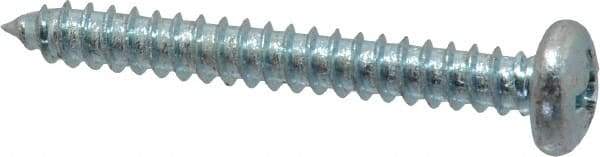 Value Collection - #12 Pan Head Phillips Sheet Metal Screw - Steel, 1-3/4" Length Under Head, Grade 2 - Exact Industrial Supply