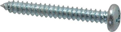 Value Collection - #12 Pan Head Phillips Sheet Metal Screw - Steel, 1-3/4" Length Under Head, Grade 2 - Exact Industrial Supply