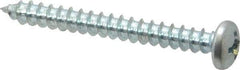 Value Collection - #12 Pan Head Phillips Sheet Metal Screw - Steel, 2" Length Under Head, Grade 2 - Exact Industrial Supply