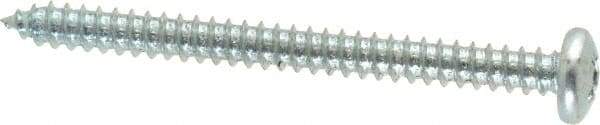 Value Collection - #12 Pan Head Phillips Sheet Metal Screw - Steel, 2-1/2" Length Under Head, Grade 2 - Exact Industrial Supply