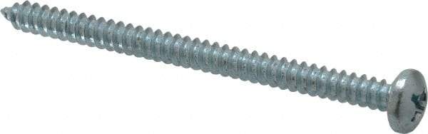 Value Collection - #12 Pan Head Phillips Sheet Metal Screw - Steel, 3" Length Under Head, Grade 2 - Exact Industrial Supply