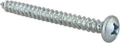 Value Collection - #14 Pan Head Phillips Sheet Metal Screw - Steel, 2-1/2" Length Under Head, Grade 2 - Exact Industrial Supply