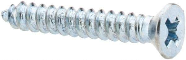 Value Collection - #4 Flat Head Phillips Sheet Metal Screw - Steel, 3/4" OAL, Grade 2 - Exact Industrial Supply