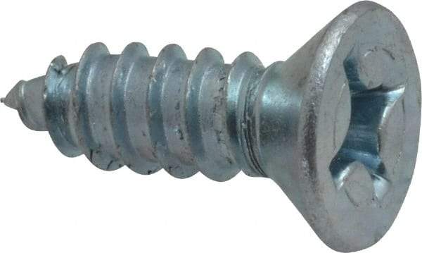 Value Collection - #14 Flat Head Phillips Sheet Metal Screw - Steel, 3/4" OAL, Grade 2 - Exact Industrial Supply