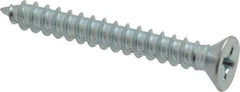 Value Collection - #14 Flat Head Phillips Sheet Metal Screw - Steel, 2" OAL, Grade 2 - Exact Industrial Supply