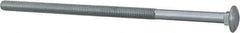 Value Collection - 3/8-16 UNC 8-1/2" Length Under Head, Standard Square Neck, Carriage Bolt - Grade 2 Steel, Zinc-Plated Finish - Exact Industrial Supply