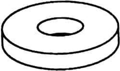 Value Collection - 9/16-12 UNC Steel Right Hand Heavy Hex Jam Nut - 15/16" Across Flats, 5/16" High, Uncoated - Exact Industrial Supply