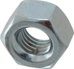 Value Collection - 9/16-12 UNC Steel Right Hand Heavy Hex Nut - 15/16" Across Flats, 0.5469" High, Zinc-Plated Finish - Exact Industrial Supply