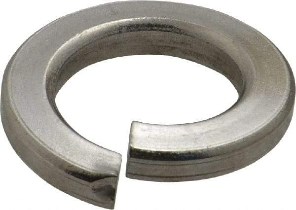 Value Collection - 1", 1/4" Thick Split Lock Washer - 18-8 Stainless Steel, 1.017" Min ID, 1.042" Max ID, 1.667" Min OD, 1.705" Max OD - Exact Industrial Supply