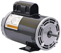 US Motors - 1 hp, ODP Enclosure, Auto Thermal Protection, 3,450 RPM, 230 Volt, 60 Hz, Industrial Electric AC/DC Motor - Size 48 Frame, Thru Bolt Mount, 2 Speed, Ball Bearings, 6.1/1.8 Full Load Amps, B Class Insulation, CCW Drive End - Exact Industrial Supply