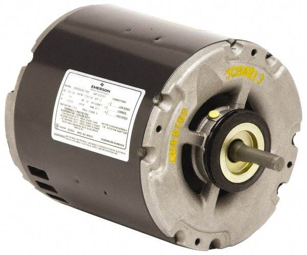 US Motors - 1/3 hp, ODP Enclosure, Auto Thermal Protection, 1,725 RPM, 115 Volt, 60 Hz, Industrial Electric AC/DC Motor - Size 56 Frame, Ring Mount, 1 Speed, Sleeve Bearings, 5.6 Full Load Amps, B Class Insulation, CCW Lead End - Exact Industrial Supply