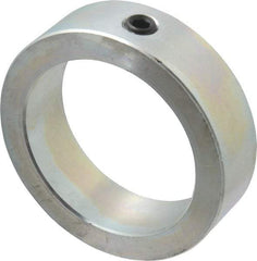 Climax Metal Products - 3" Bore, Steel, Set Screw Shaft Collar - 4" Outside Diam, 1-1/8" Wide - Exact Industrial Supply