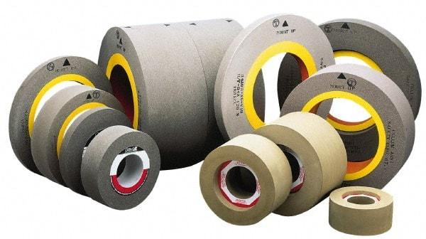 Camel Grinding Wheels - 24" Diam x 12" Hole x 8" Wide Centerless & Cylindrical Grinding Wheel - 60 Grit, Silicon Carbide, Type 1, Medium Grade, Vitrified Bond, No Recess - Exact Industrial Supply