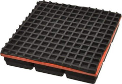 Mason Ind. - 6" Long x 6" Wide x 1-1/4" Thick, Neoprene & Steel, Machinery Leveling Pad & Mat - 1,800 Lb Max Load - Exact Industrial Supply