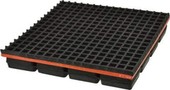 Mason Ind. - 8" Long x 8" Wide x 1-1/4" Thick, Neoprene & Steel, Machinery Leveling Pad & Mat - 3,200 Lb Max Load - Exact Industrial Supply