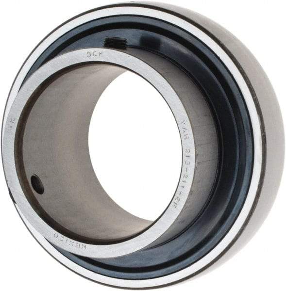 SKF - 2-11/16" ID x 4.7244" OD, 9,900 Lb Dynamic Capacity, Insert Bearing Insert Bearing - 1-1/16" Race Width, 8,990 Lb Static Capacity - Exact Industrial Supply