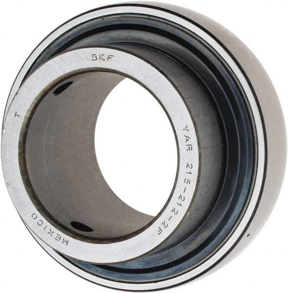 SKF - 2-11/16" ID x 5.1181" OD, 11,500 Lb Dynamic Capacity, Insert Bearing Insert Bearing - 1.1417" Race Width, 11,000 Lb Static Capacity - Exact Industrial Supply