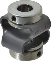 Huco - 5/16" Max Bore Diam, Flexible Flex P Double Loop Coupling - 27mm OD, Polyurethane - Exact Industrial Supply