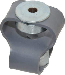 Huco - 1/2" Max Bore Diam, Flexible Flex P Double Loop Coupling - 48mm OD, Polyurethane - Exact Industrial Supply